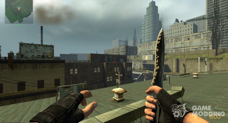 Oscuro cuchillo para Counter-Strike Source
