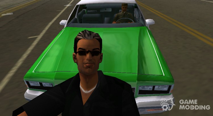 Tommy In Black for GTA Vice City
