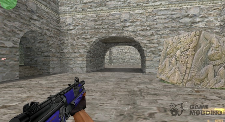 HK MP5 EOD - MP5 синий Рескин для Counter Strike 1.6