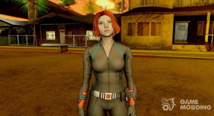 Scarlet Johanson Blackwidow (Marvel Heroes) para GTA San Andreas