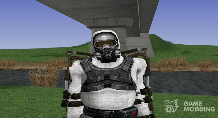 Member of the group the Ravens in a lightweight exoskeleton of S. T. A. L. K. E. R for GTA San Andreas