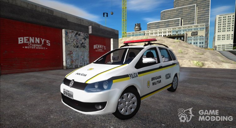 Volkswagen SpaceFox Police for GTA San Andreas