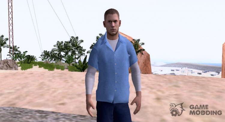 Michael Scofield (В рубашке) для GTA San Andreas