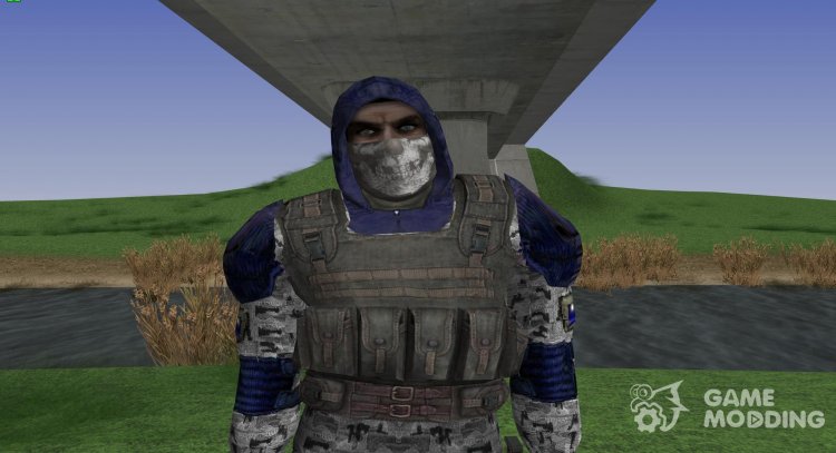 Miembro de la agrupación de cielo Oscuro en TN-1 de S. T. A. L. K. E. R v.3 para GTA San Andreas