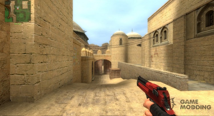 Black And Red Desert Eagle for Counter-Strike Source