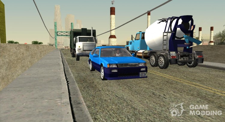 Новый траффик на дорогах Сан-Андреаса v.2 + Бонус для GTA San Andreas