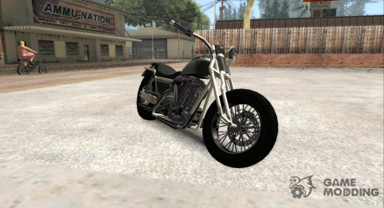 GTA V Western Motorcycle Wolfsbane Stock для GTA San Andreas