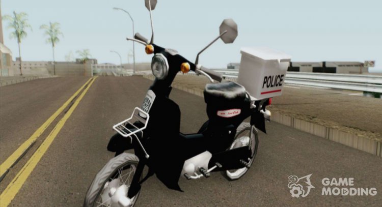 Honda Super Cub Police Version B para GTA San Andreas