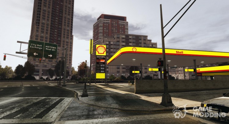 Shell Petrol Station V2 Updated for GTA 4