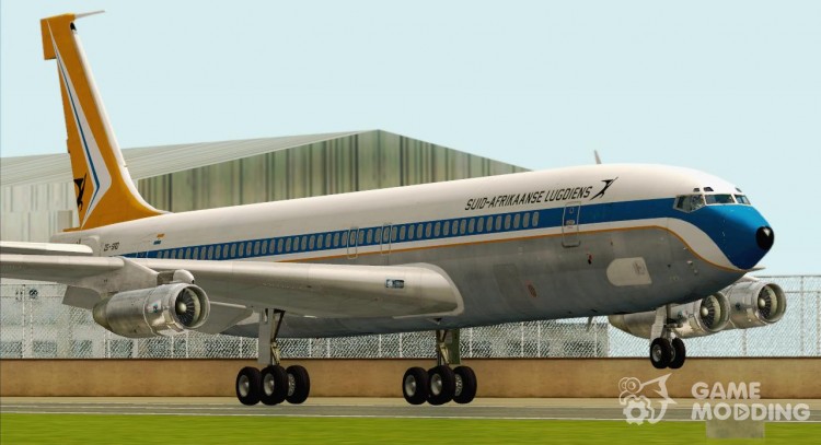 Boeing 707-300 South African Airways для GTA San Andreas