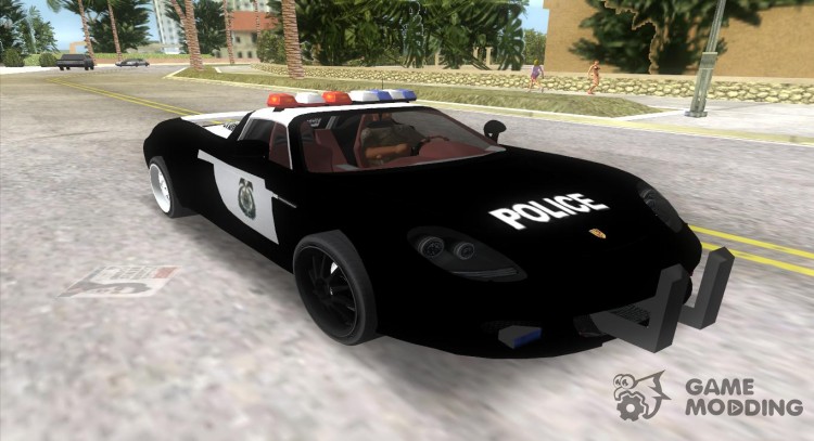 Porsche Carrera GT Police for GTA Vice City
