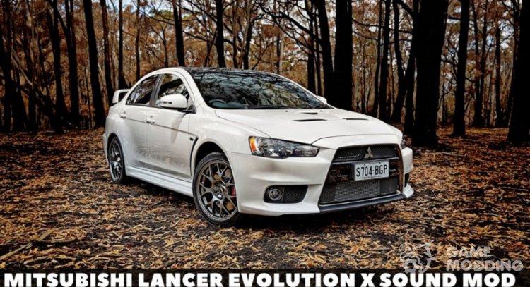 Mitsubishi Lancer Evolution X de Sonido mod V1 para GTA San Andreas