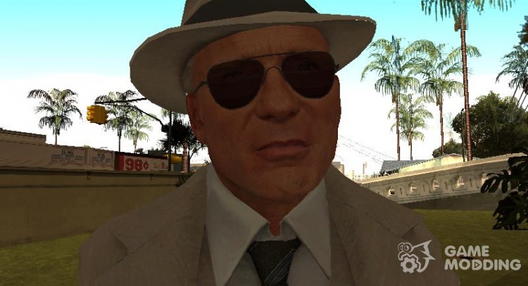 Jimmy en la luminosa largo abrigo de Mafia II para GTA San Andreas