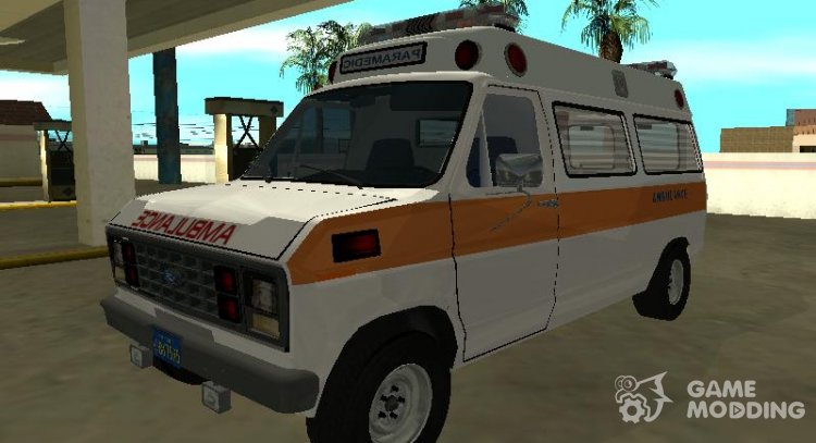 Ford Econoline E-250 1986 ambulance for GTA San Andreas