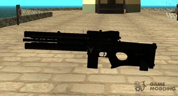 VXA-RG105 Railgun with Stripes for GTA San Andreas