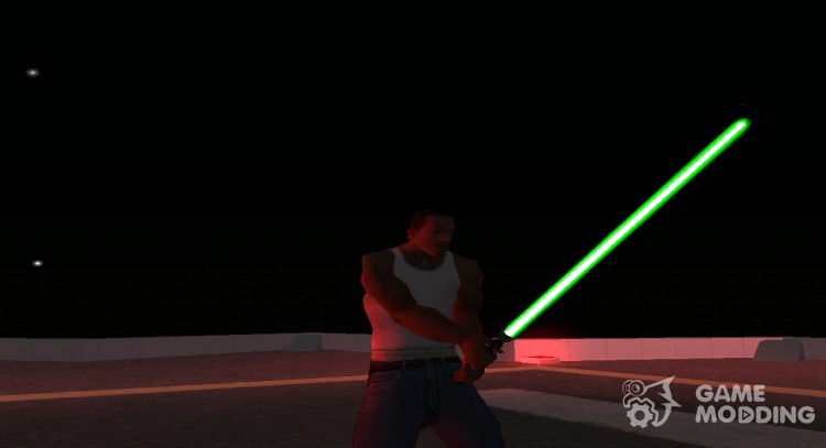 Sable de luz de Luke skywalker para GTA San Andreas