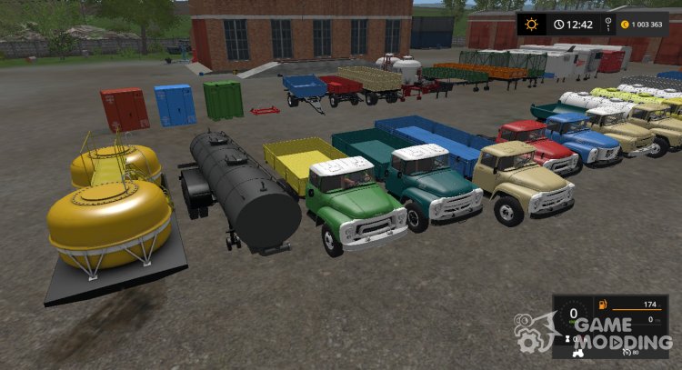 A set of modifications ZIL version 01.02.19 for Farming Simulator 2017