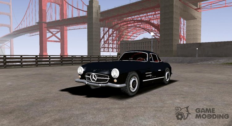 1955 Mercedes-Benz 300SL (Low Poly) для GTA San Andreas