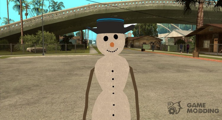 Muñeco de nieve para GTA San Andreas
