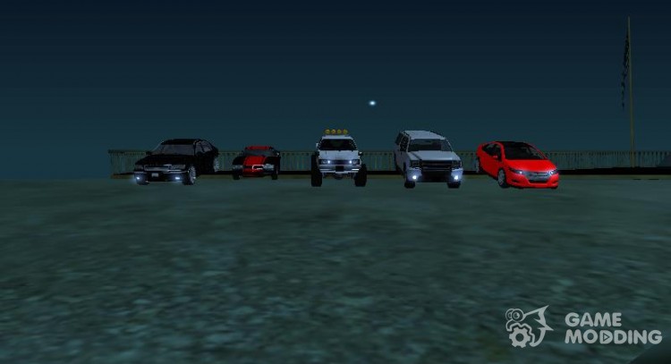Пак автомобилей из GTA 5 для GTA San Andreas