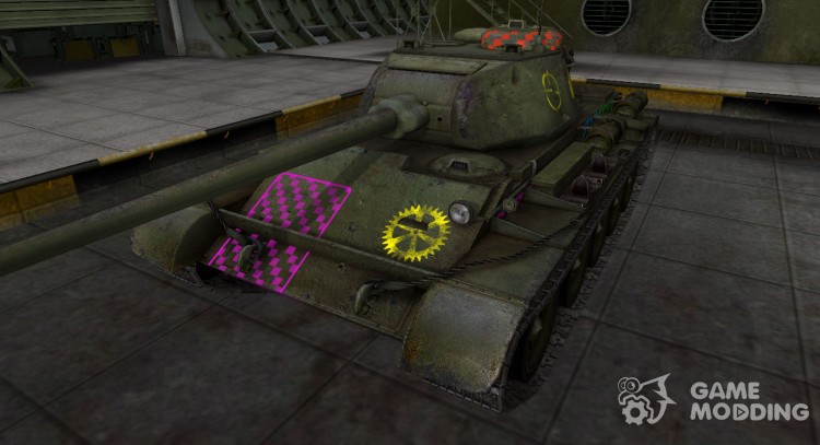 De calidad de la zona de ruptura para el T-44 para World Of Tanks