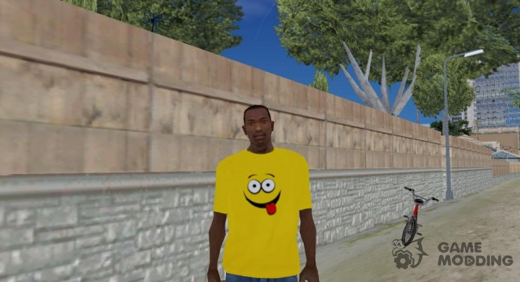 Yellow t-shirt for GTA San Andreas