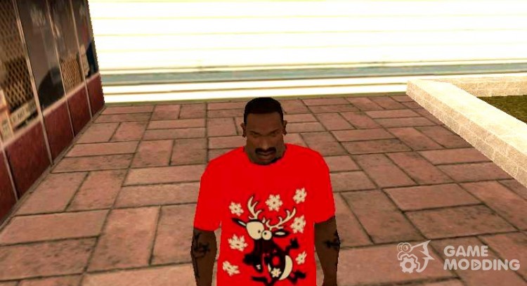 T-shirt with Deer for GTA San Andreas