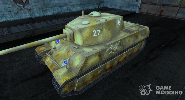 Skin for AMX M4 (1945) for World Of Tanks