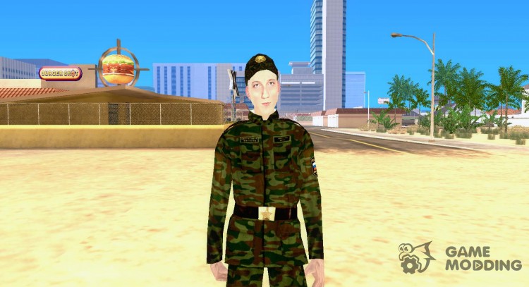 Солдат российской армии для GTA San Andreas