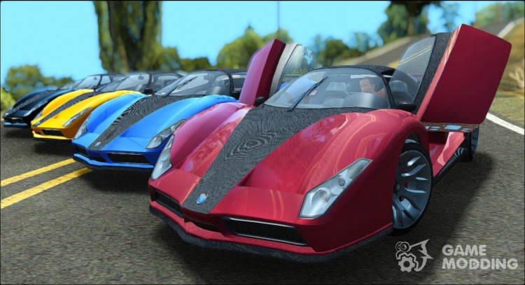 Grotti Cheetah v3 SAmobile (GTA V) для GTA San Andreas
