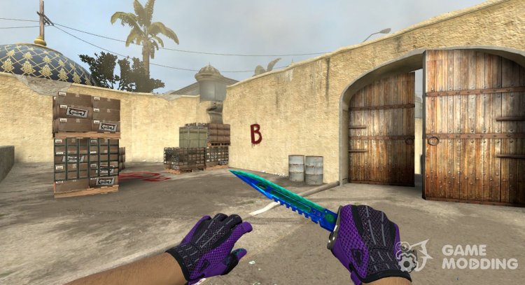 M9 Bayonet Reptilleupted for Counter-Strike Source