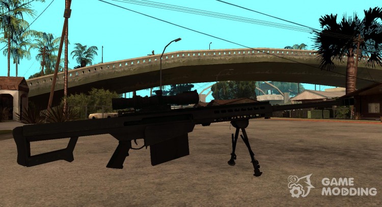 El nuevo rifle de francotirador para GTA San Andreas