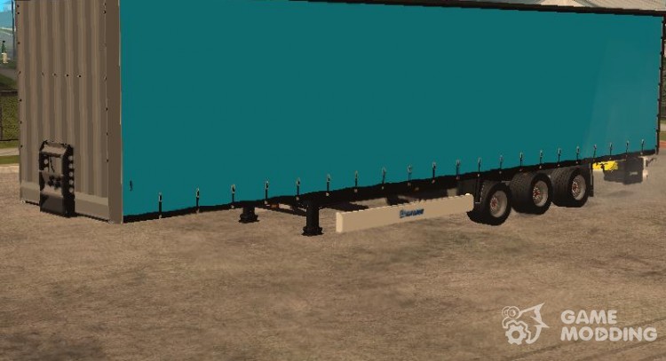 Volvo FH12 Low Deck Trailer for GTA San Andreas