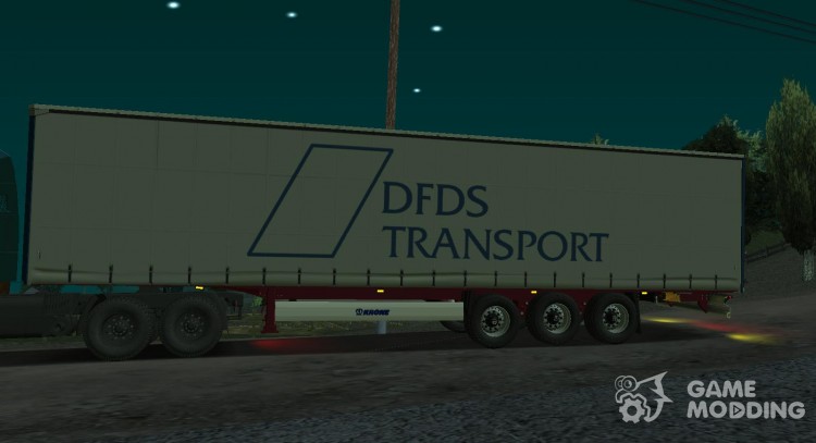 Remolque de DFDS Transport para GTA San Andreas