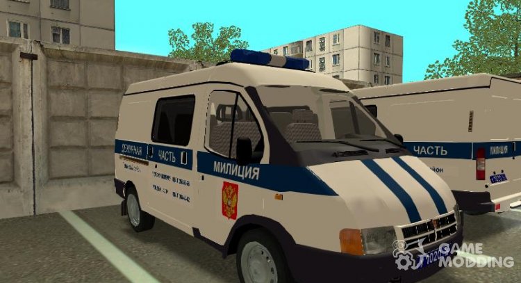 GAZ 2217 Sobol Police 2003 for GTA San Andreas