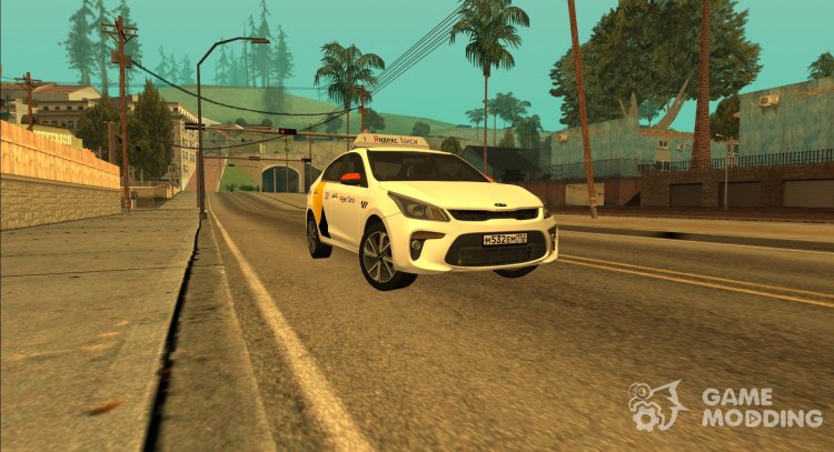 Kia Rio - Яндекс Такси для GTA San Andreas