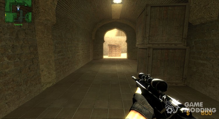 BlackWhite Scout for Counter-Strike Source