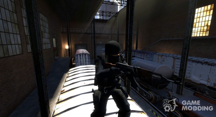 La policía española - negro - autentic geo para Counter-Strike Source