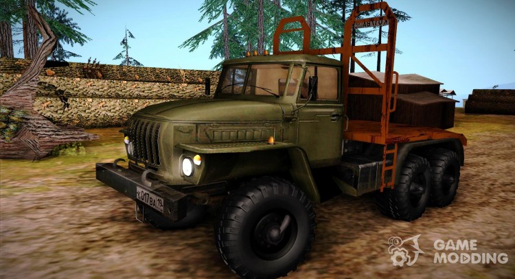Ural-4420 timber carrier for GTA San Andreas