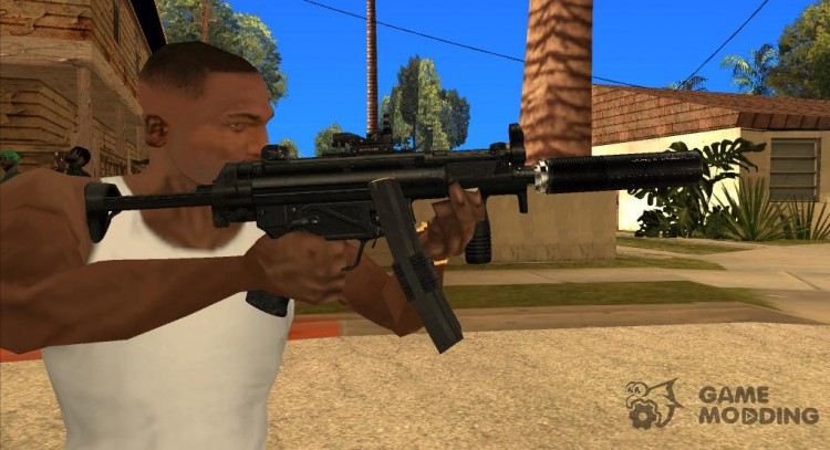 MP5 HD для GTA San Andreas