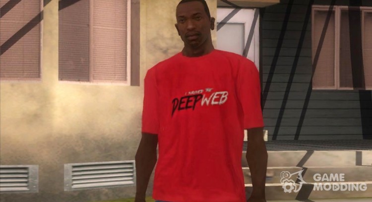 Camiseta De La Deep Web para GTA San Andreas