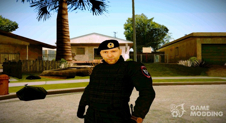 Джейсон Стэтхэм в костюме ОМОНовца для GTA San Andreas