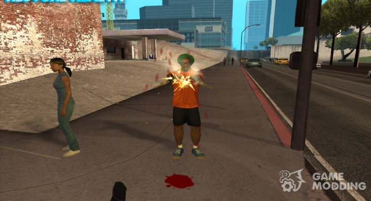 Restore health by killing people for GTA San Andreas