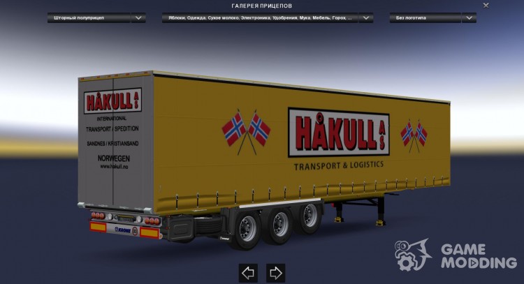 International Krone Trailers Pack for Euro Truck Simulator 2