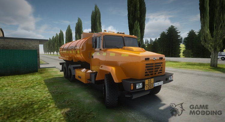 KrAZ 63221 Camión Cisterna (Corregido) para GTA San Andreas
