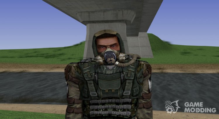 A member of the group Vultures from S. T. A. L. K. E. R V. 3 for GTA San Andreas