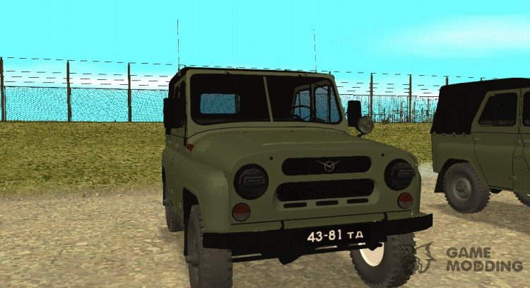 УАЗ-469 Военный для GTA San Andreas