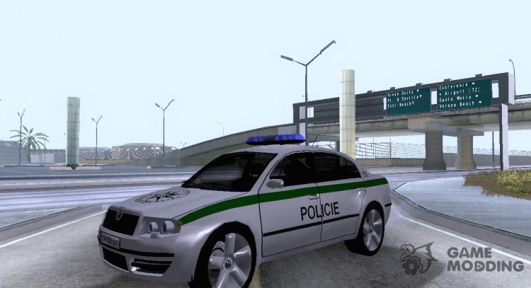 La Policía Skoda Superb para GTA San Andreas