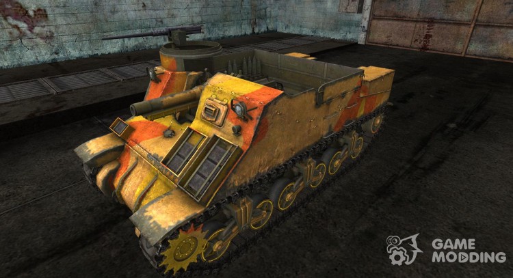 Skin for M7 Priest  Fall  for World Of Tanks