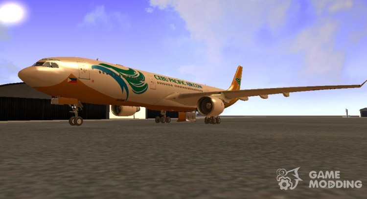 El Airbus A330-300 Cebu Pacific Air para GTA San Andreas